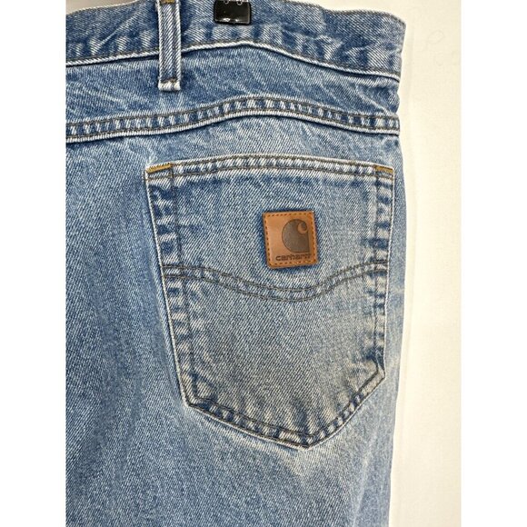 Carhartt Men's Relaxed Fit Straight Leg Jeans Size 46X29 - Picture 8 of 12
